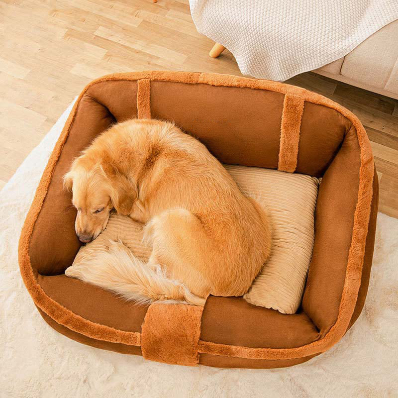 Large Vintage Sofa Bed for Dogs - Comfortable and Soothing